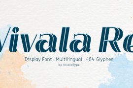 Vivala Re Bold Italic Inline