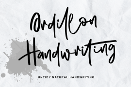 Ordillon Handwriting Italic