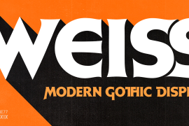 Weiss Modern Gothic Black