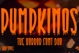 Pumpkinos Horror Drip Style