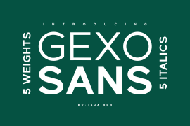Gexo Sans  Bold