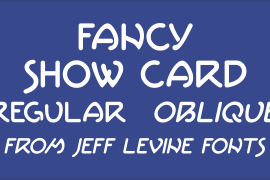 Fancy Show Card JNL Oblique