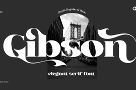 Gibson Serif Italic