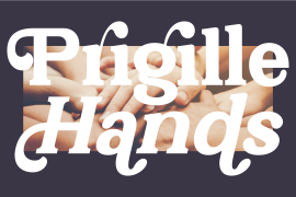 Prigille Hands Italic