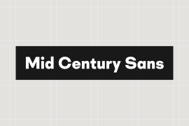 Mid Century Sans Heavy