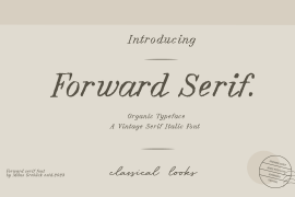 Forward Serif Regular