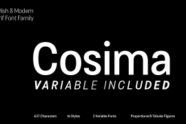 Cosima Ultra Thin Italic