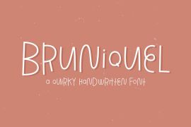 Bruniquel Quirky Handwritten