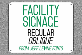 Facility Signage JNL Regular