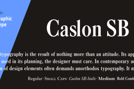 Caslon SB Bold Condensed