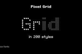 Pixel Grid Wind Bold M