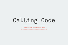 Calling Code Regular