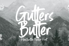 Gutters Butter Rounded Bold Italic