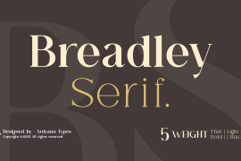 Breadley Serif Black