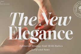 The New Elegance Sans Regular