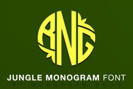 Jungle Monogam Solid