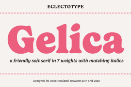 Gelica Semi Bold Italic