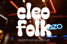 Cleo Folk Outline Regular