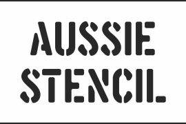 Aussie Stencil JNL Oblique