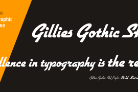 Gillies Gothic SH Bold