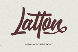 Latton Display Script