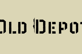 Old Depot Texture Italic
