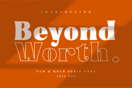 Beyond Worth Outline Italic