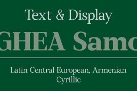 GHEA Samo Extra Bold Italic