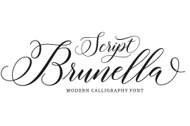 Brunella Script Style