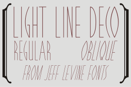 Light Line Deco Oblique JNL