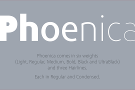 Phoenica Std Cond UltraBlack Italic