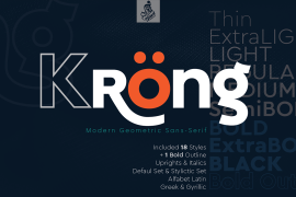 Krong Bold Outline