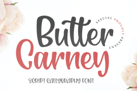 Butter Carney Script