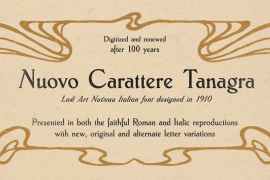 Flanker Tanagra Italic