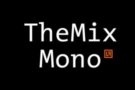 TheMix Mono Condensed Black Italic