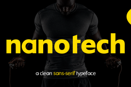Nanotech Bold Italic