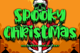 Spooky Christmas Italic