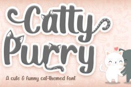 Catty Purry Bold Italic