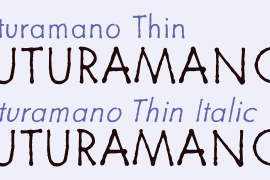 Futuramano Cond ExtraBold Italic