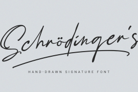 Schrodingers Signature Regular