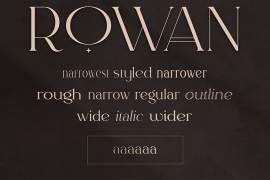 Rowan Narrow 3 Italic
