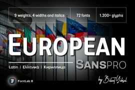 European Sans Pro Light Italic