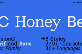 AC Honey Bee Sans Bold Italic