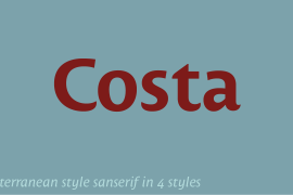 Costa Std Bold