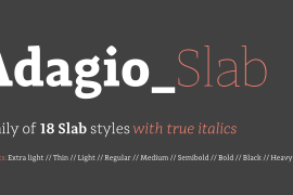 Adagio Slab SemiBold