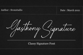 Gasthony Signature Regular