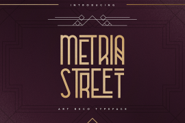 Metria Street Black