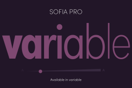 Sofia Pro Variable Regular