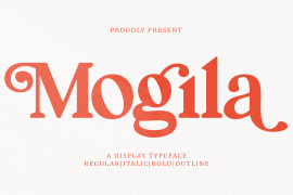 Mogila Display Italic