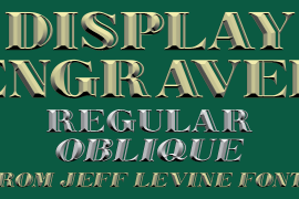 Display Engraved JNL Regular